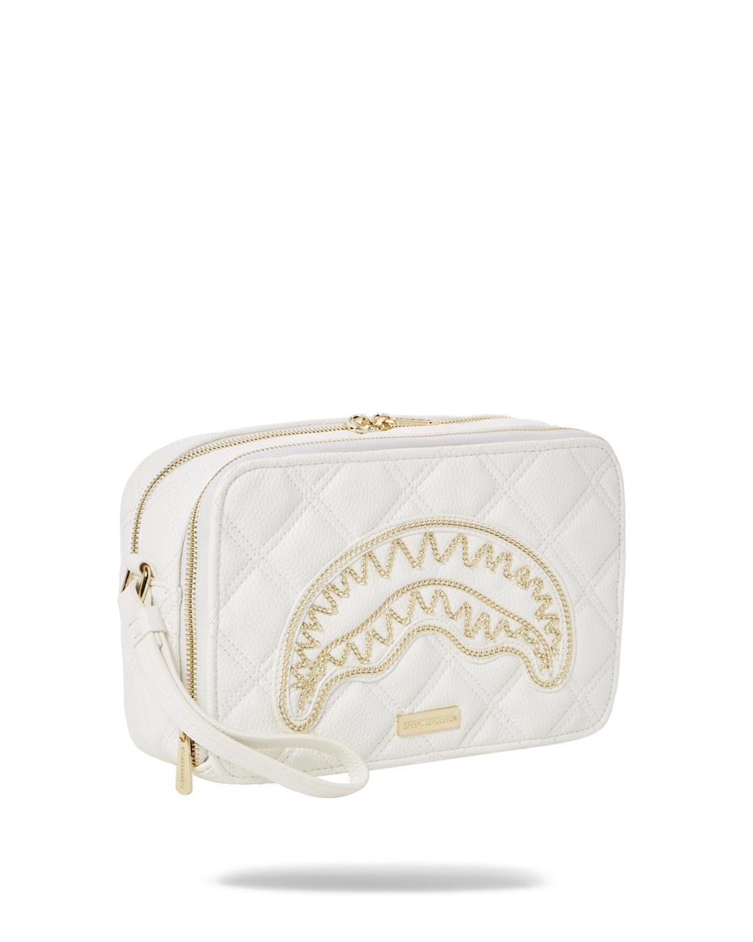 RIVIERA LE BLANC GOLD CHAIN SHARK TOILETRY BAG - Image 3